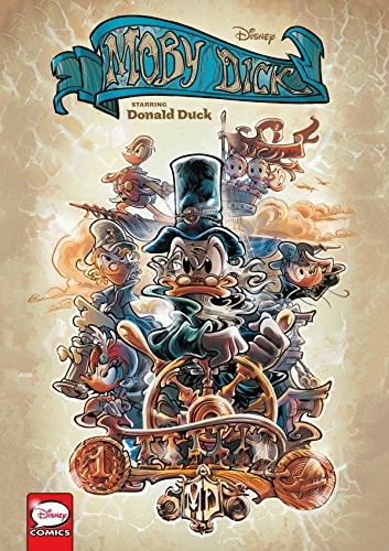 Disney Moby Dick, Starring Donald Duck #[nn] cover
