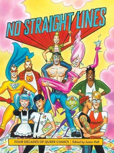 No Straight Lines: Four Decades of Queer Comics #[nn] cover