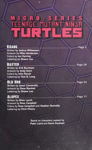 Teenage Mutant Ninja Turtles Villains Micro-Series #1