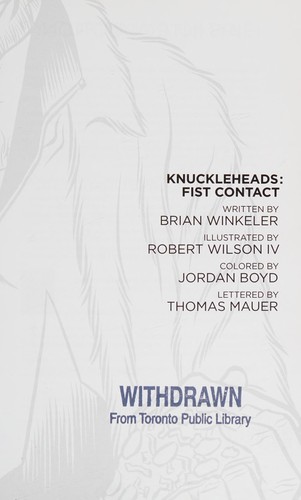 Knuckleheads: Fist Contact #[nn] cover