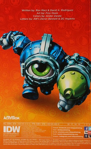 Skylanders: Rift into Overdrive #[nn] cover