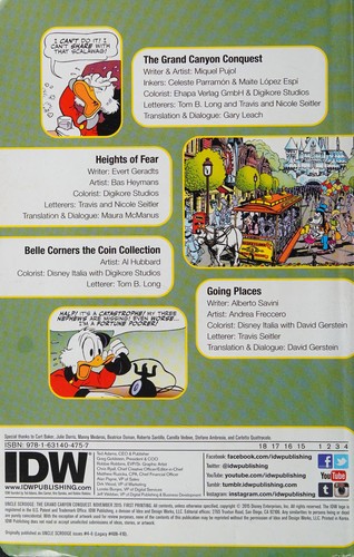 Uncle Scrooge: The Grand Canyon Conquest #[nn] cover