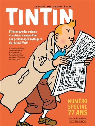 Tintin numéro spécial 77 ans #[nn] cover