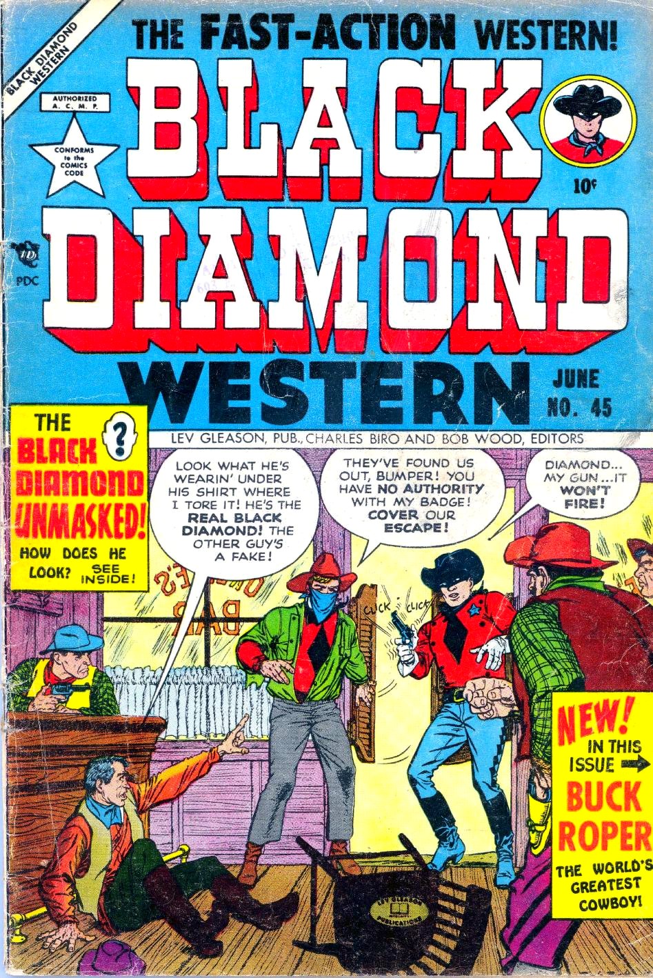 Black Diamond Western #45 cover