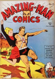 Amazing Man Comics #17 cover