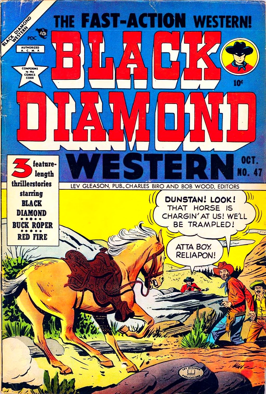 Black Diamond Western #47 cover