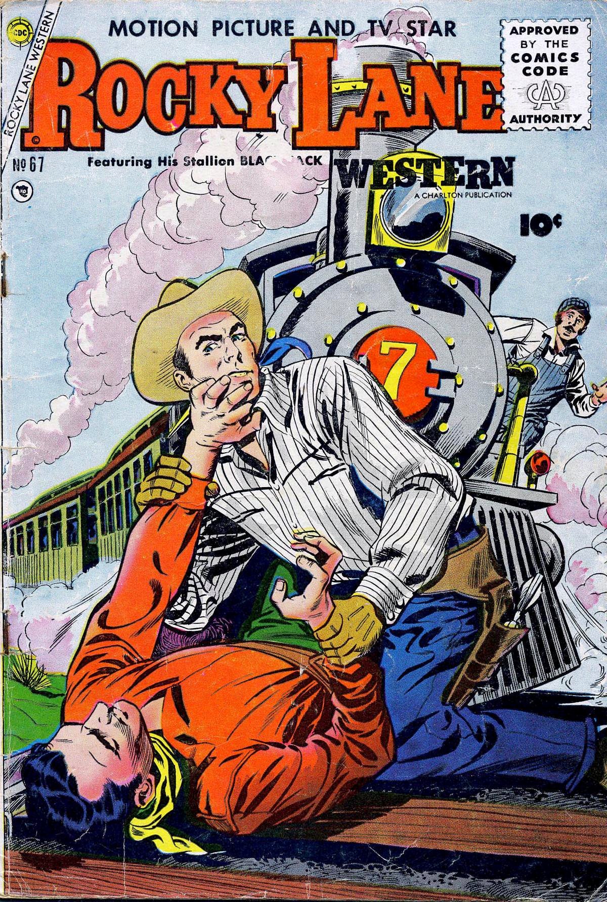 Rocky Lane Western #67 cover