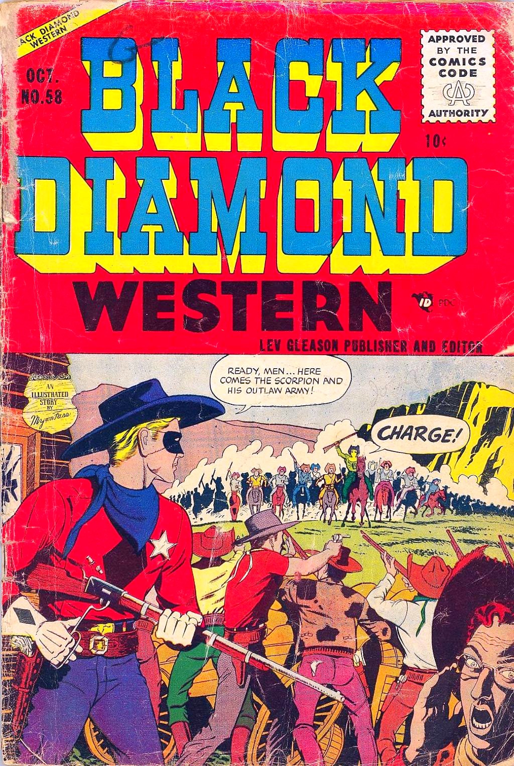 Black Diamond Western #58 cover