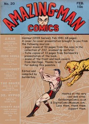 Amazing Man Comics #20