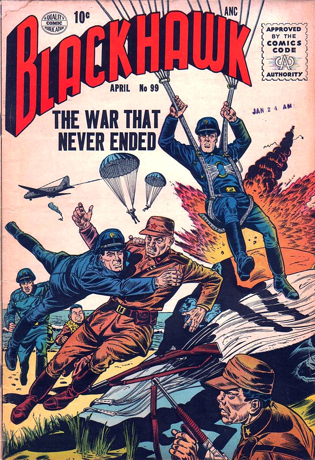 Blackhawk #100 cover