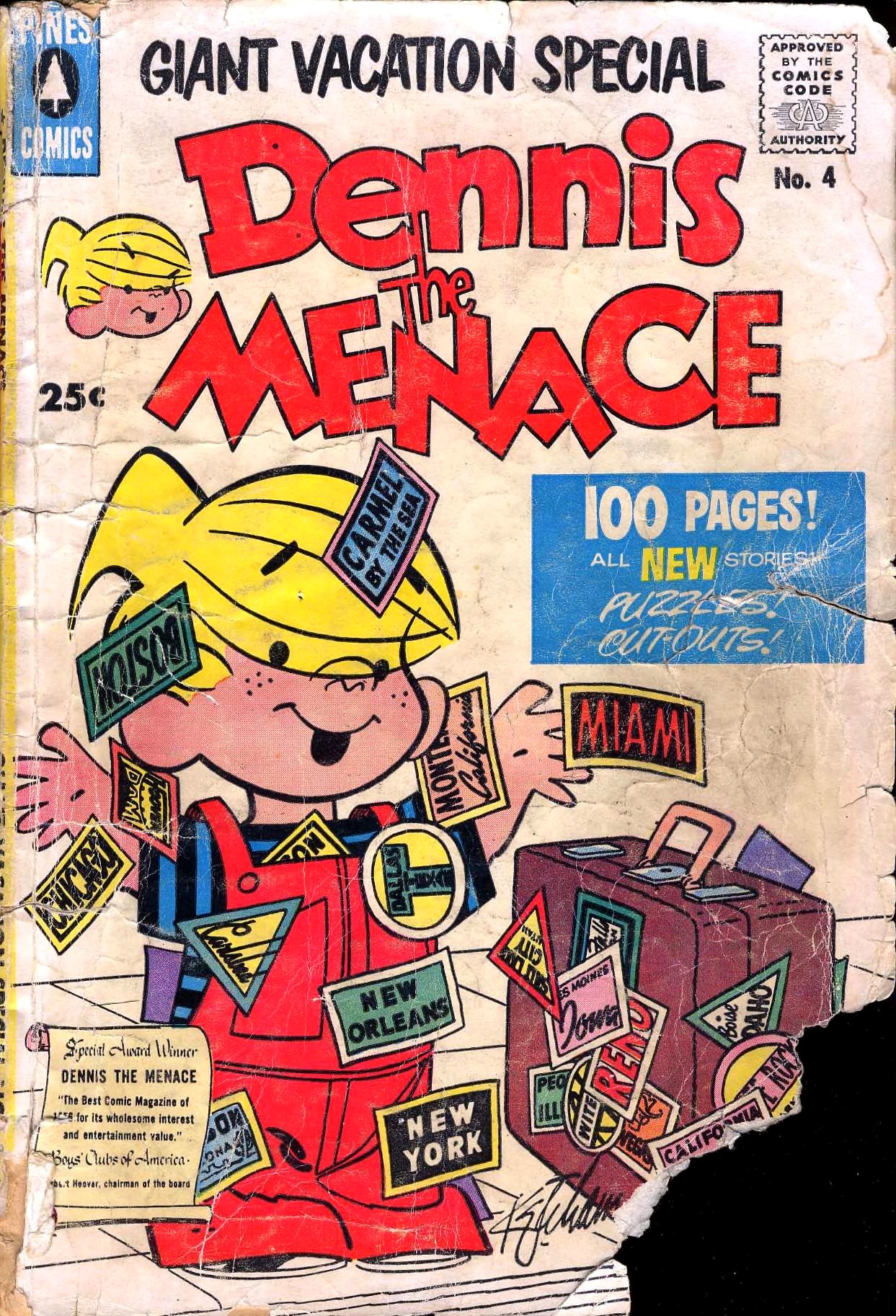 Dennis the Menace Giant #4 cover