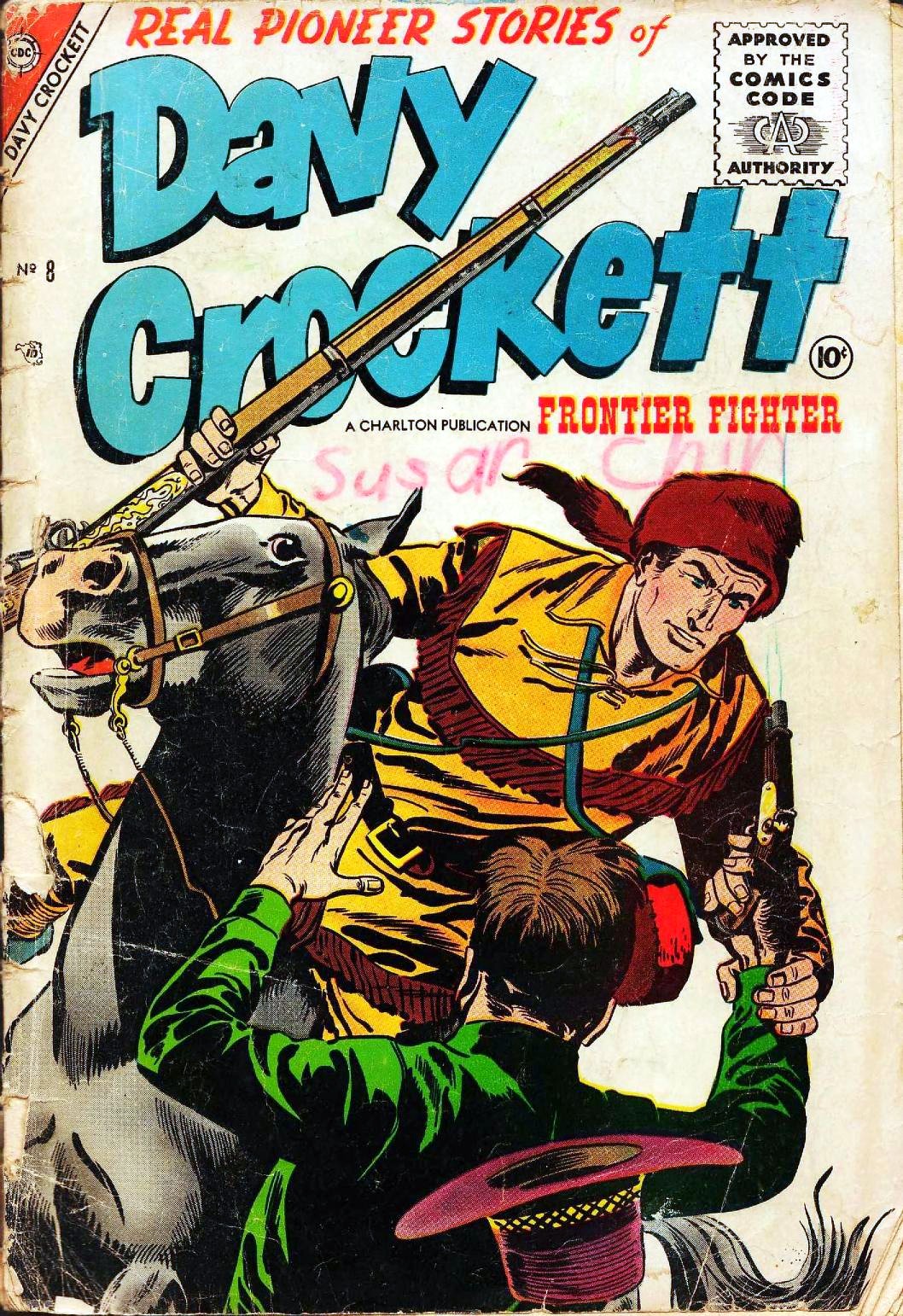 Davy Crockett #8 cover