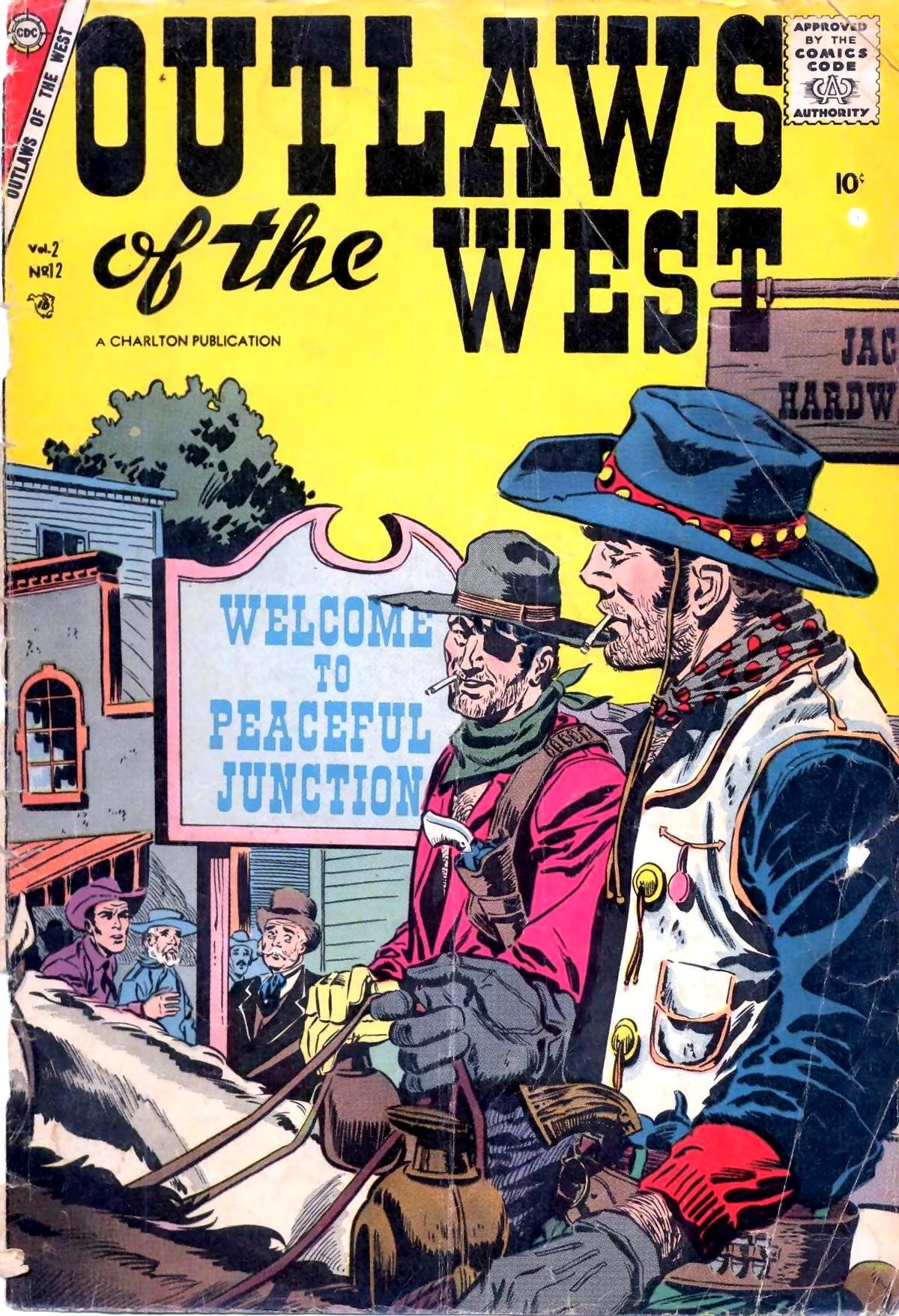 Outlaws of the West #12 cover