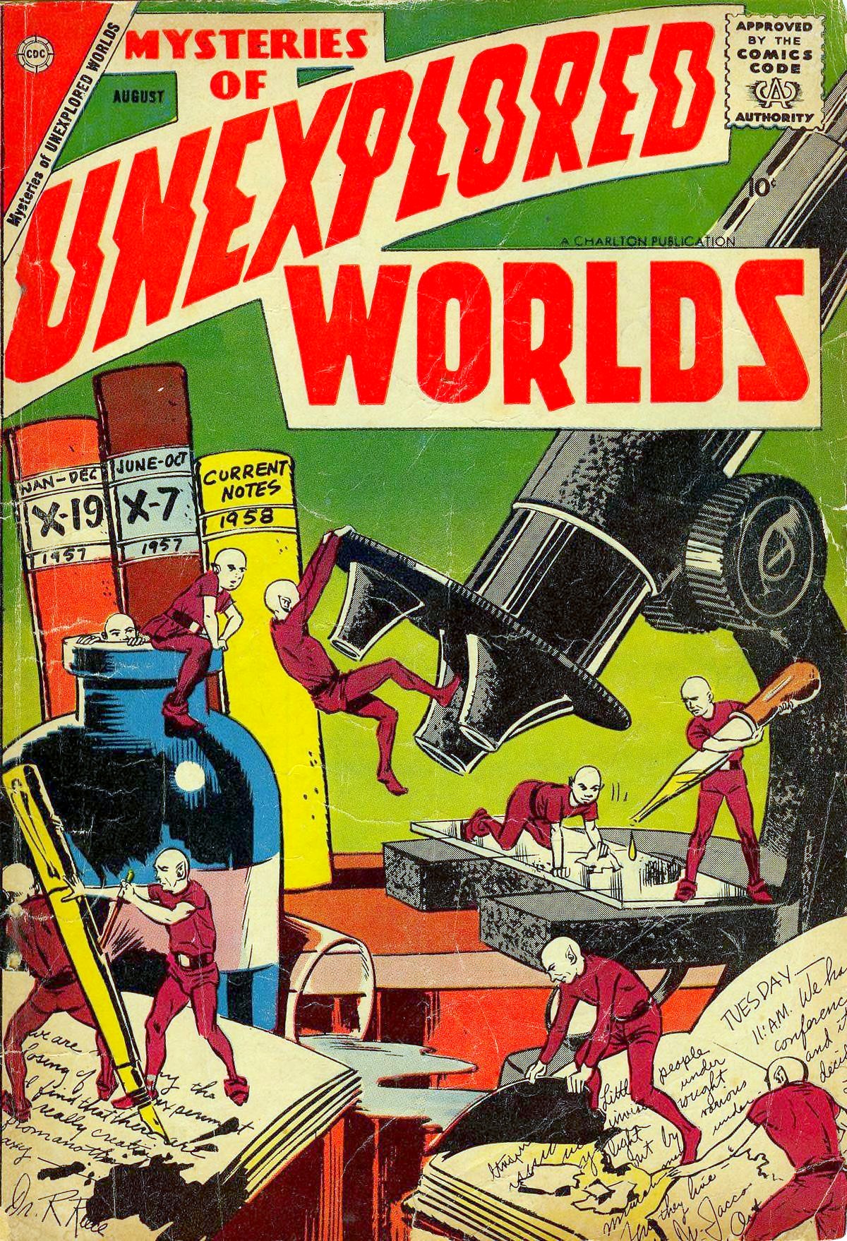 Mysteries of Unexplored Worlds #9 cover