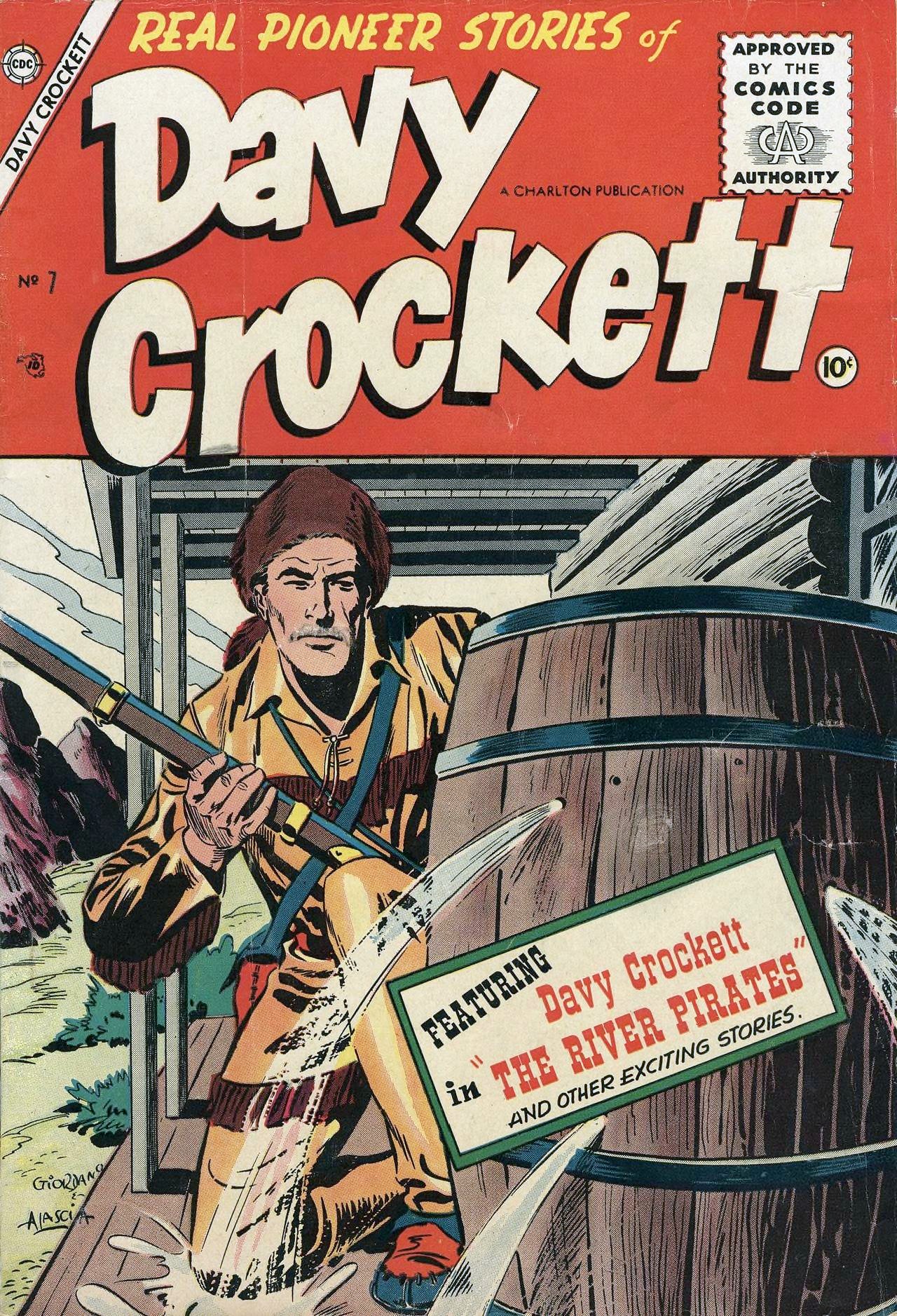Davy Crockett #7 cover
