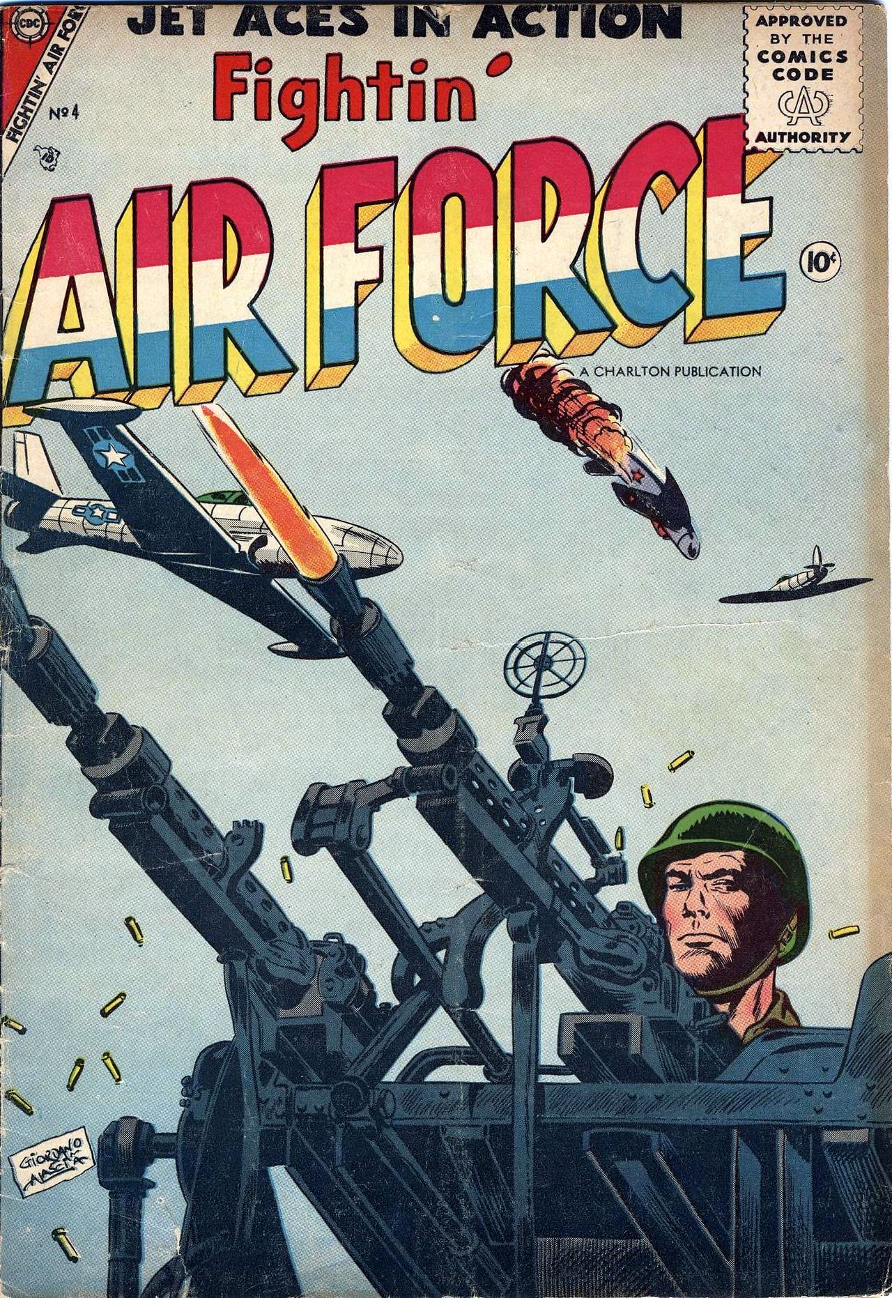 Fightin' Air Force #4 cover