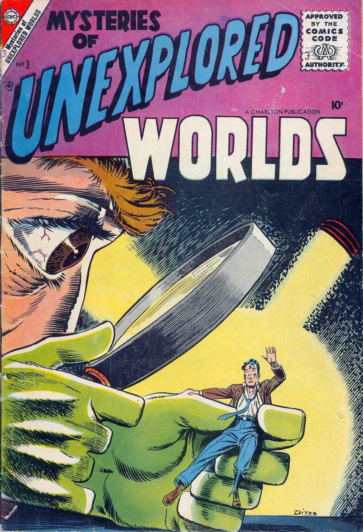 Mysteries of Unexplored Worlds #3 cover