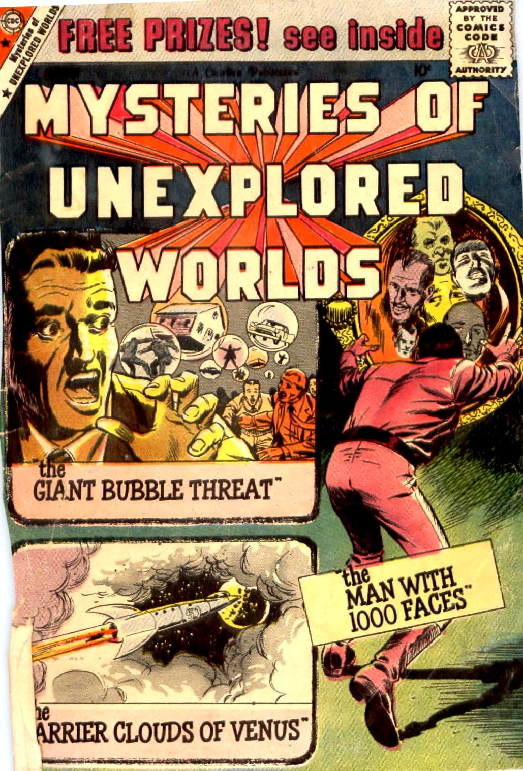 Mysteries of Unexplored Worlds #16 cover