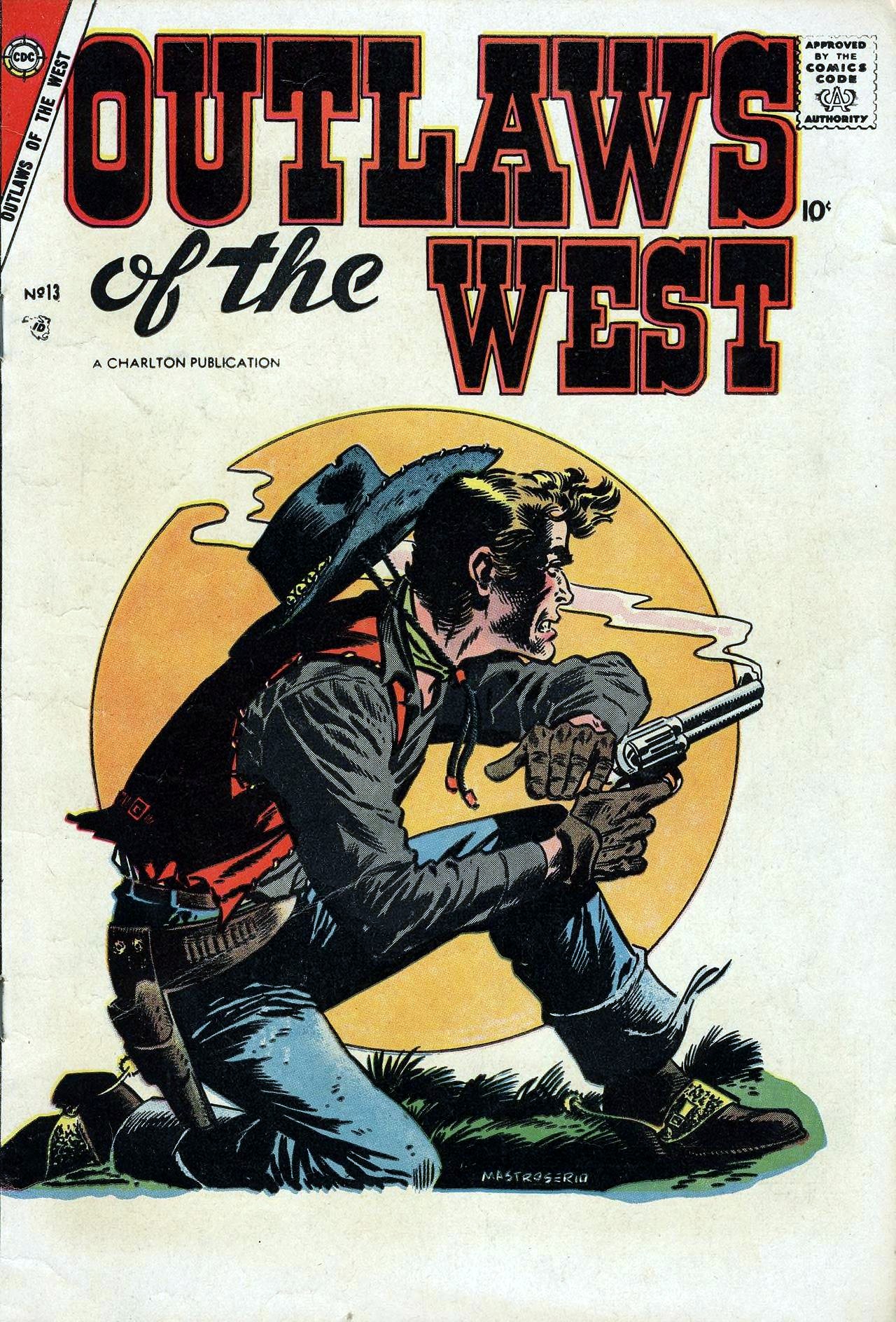 Outlaws of the West #13 cover