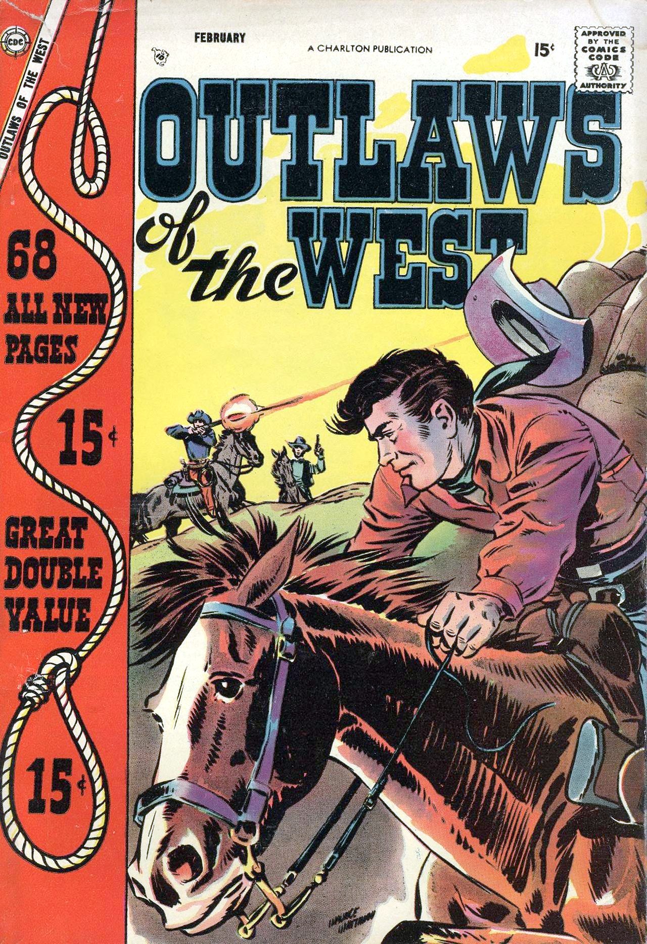 Outlaws of the West #14 cover