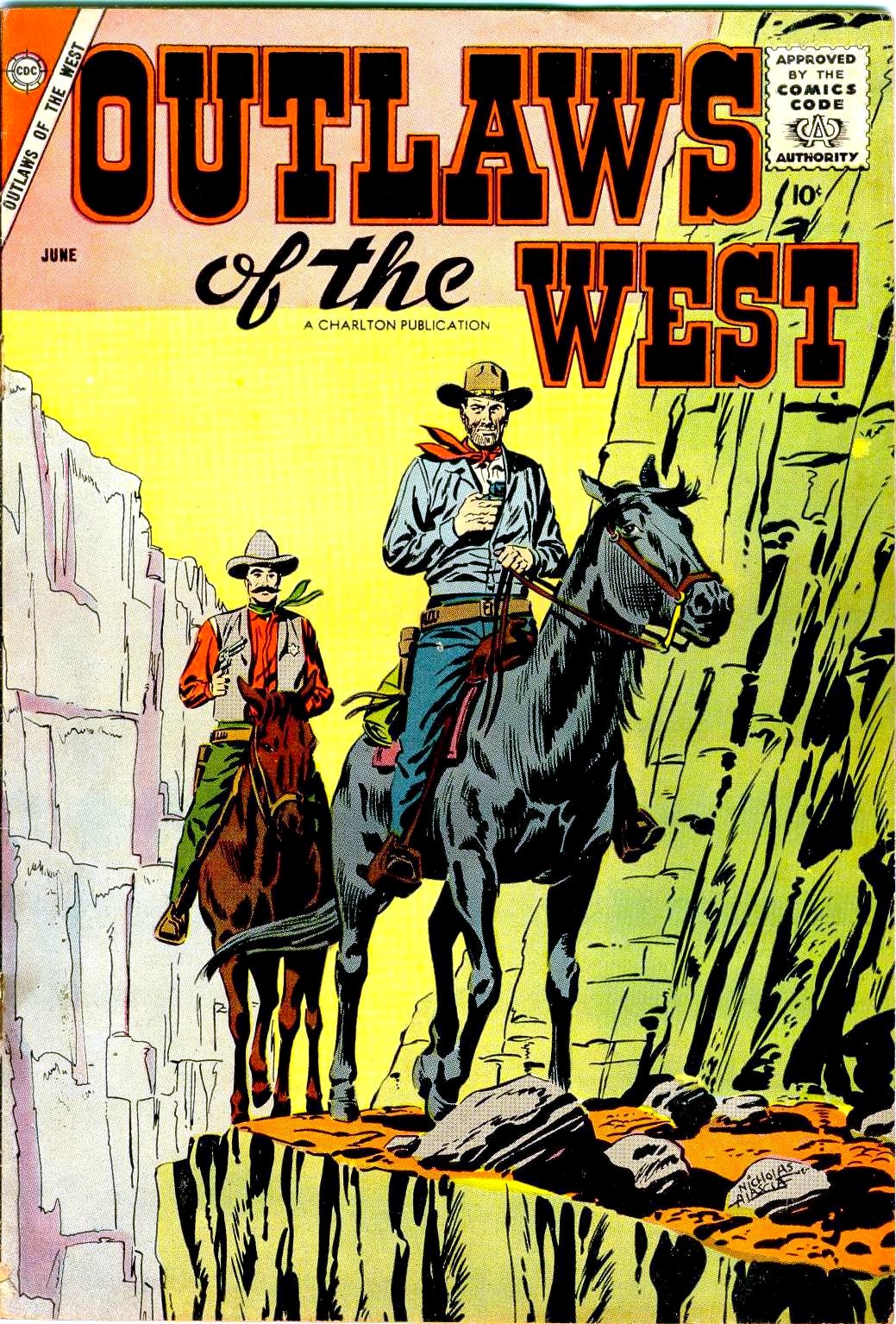 Outlaws of the West #15 cover