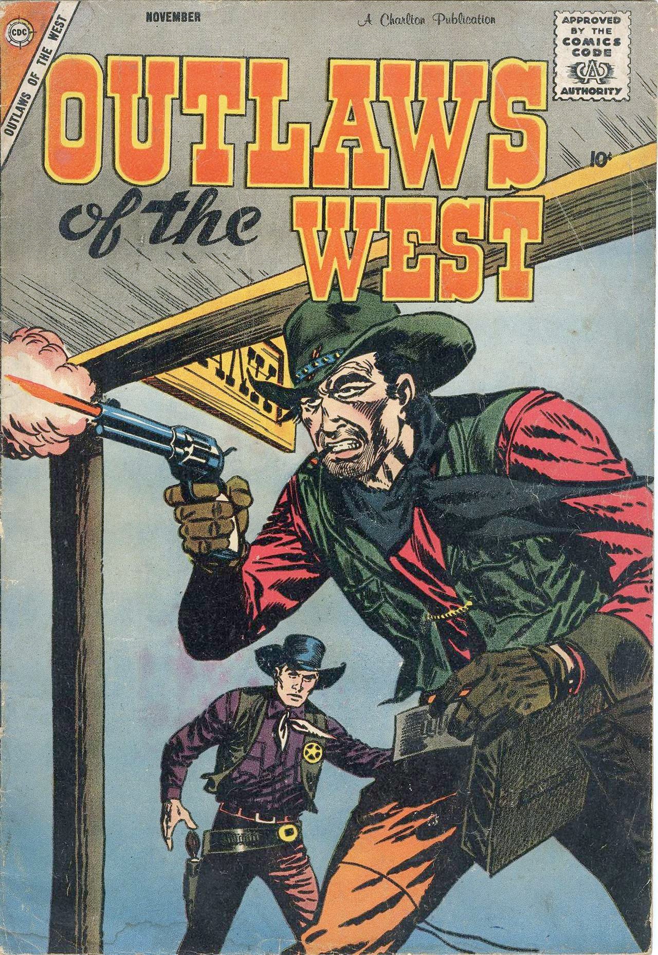 Outlaws of the West #17 cover