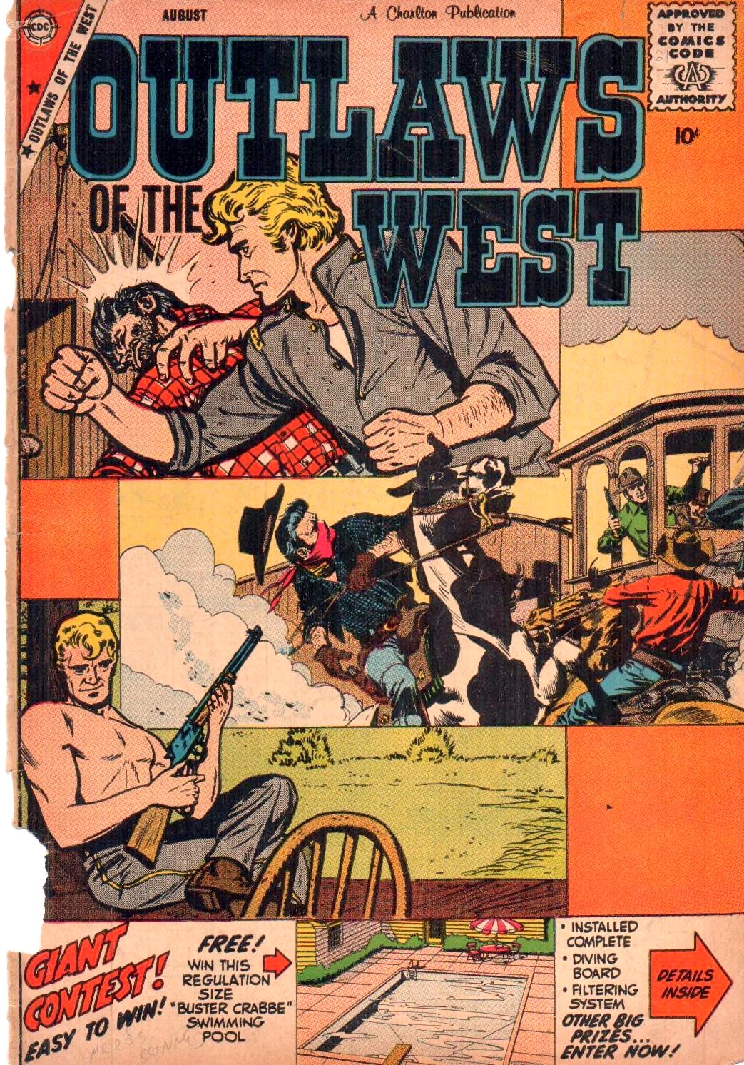 Outlaws of the West #21 cover
