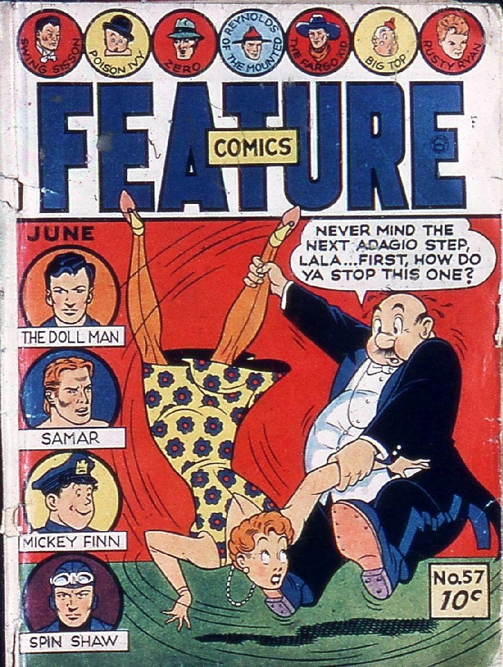 Feature Comics #57 cover