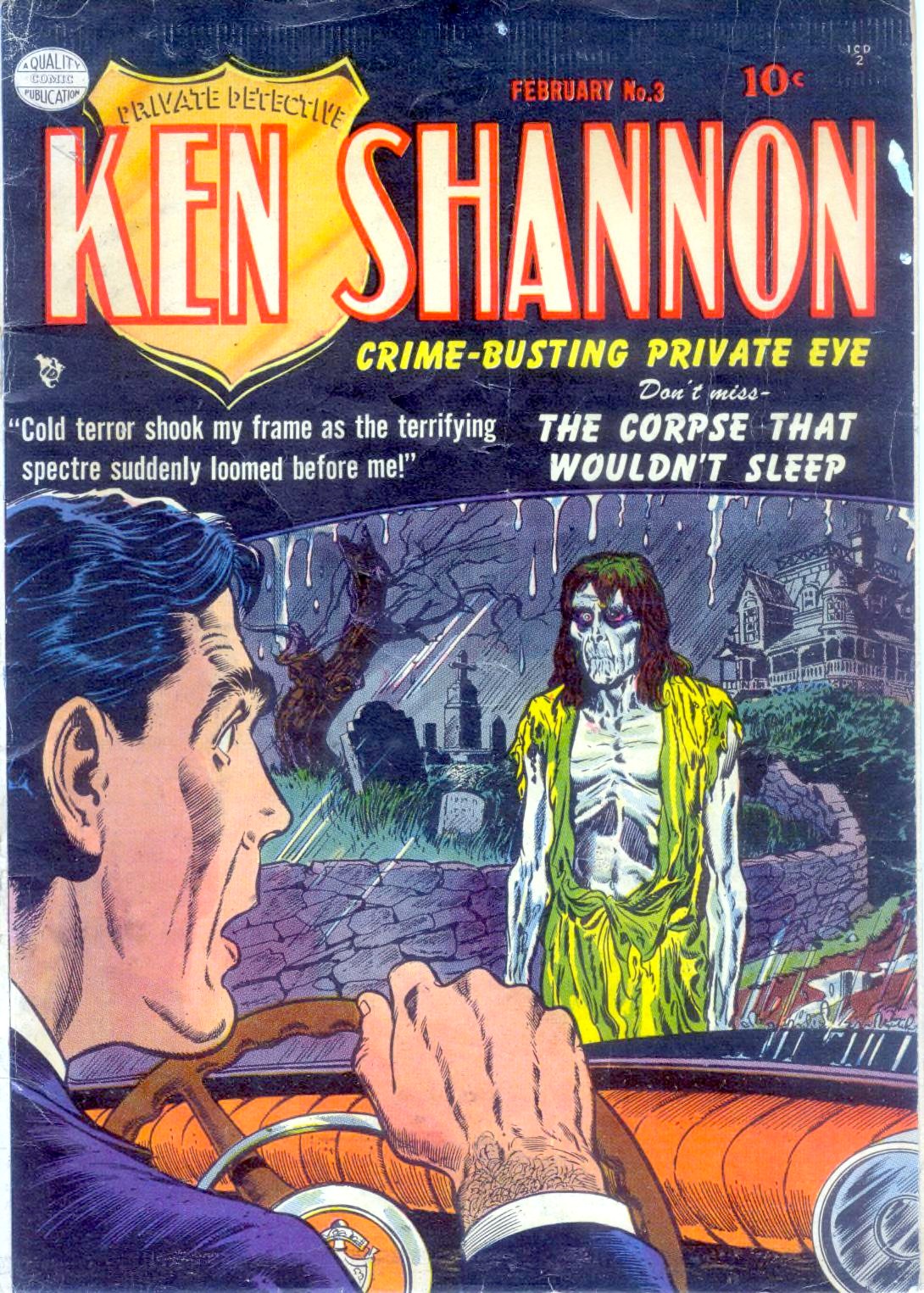 Ken Shannon #3 cover