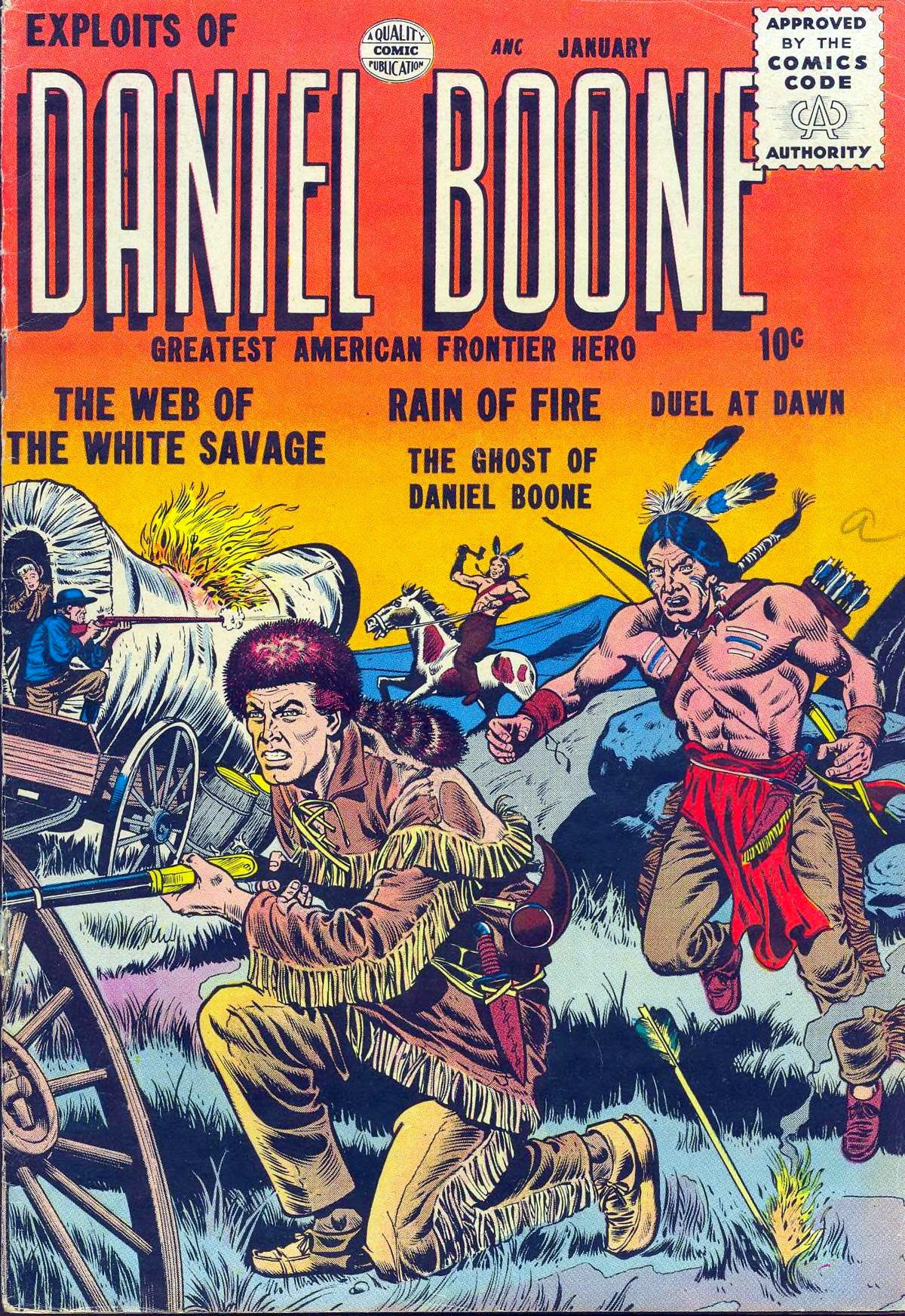Exploits of Daniel Boone #2 cover