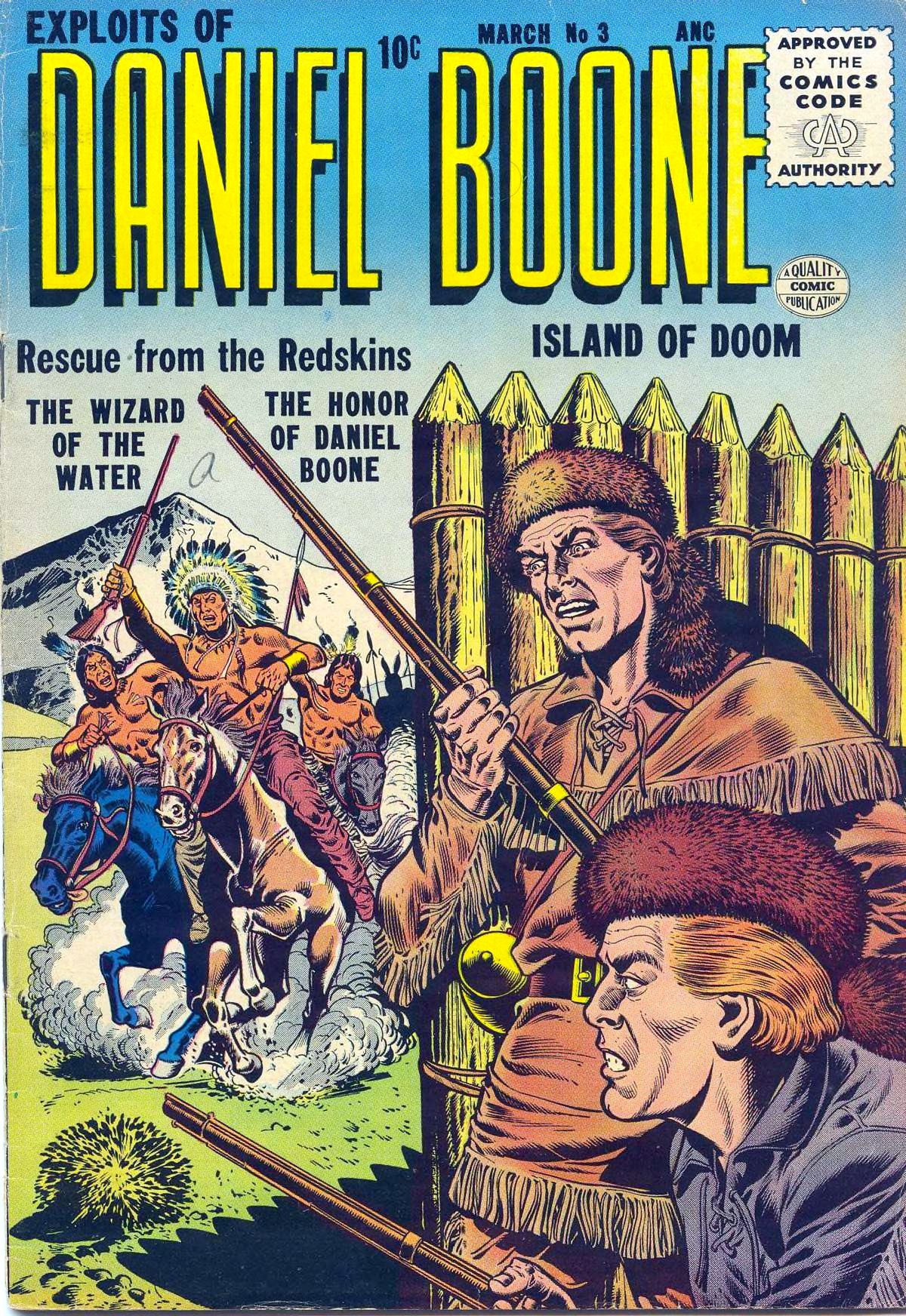 Exploits of Daniel Boone #3 cover