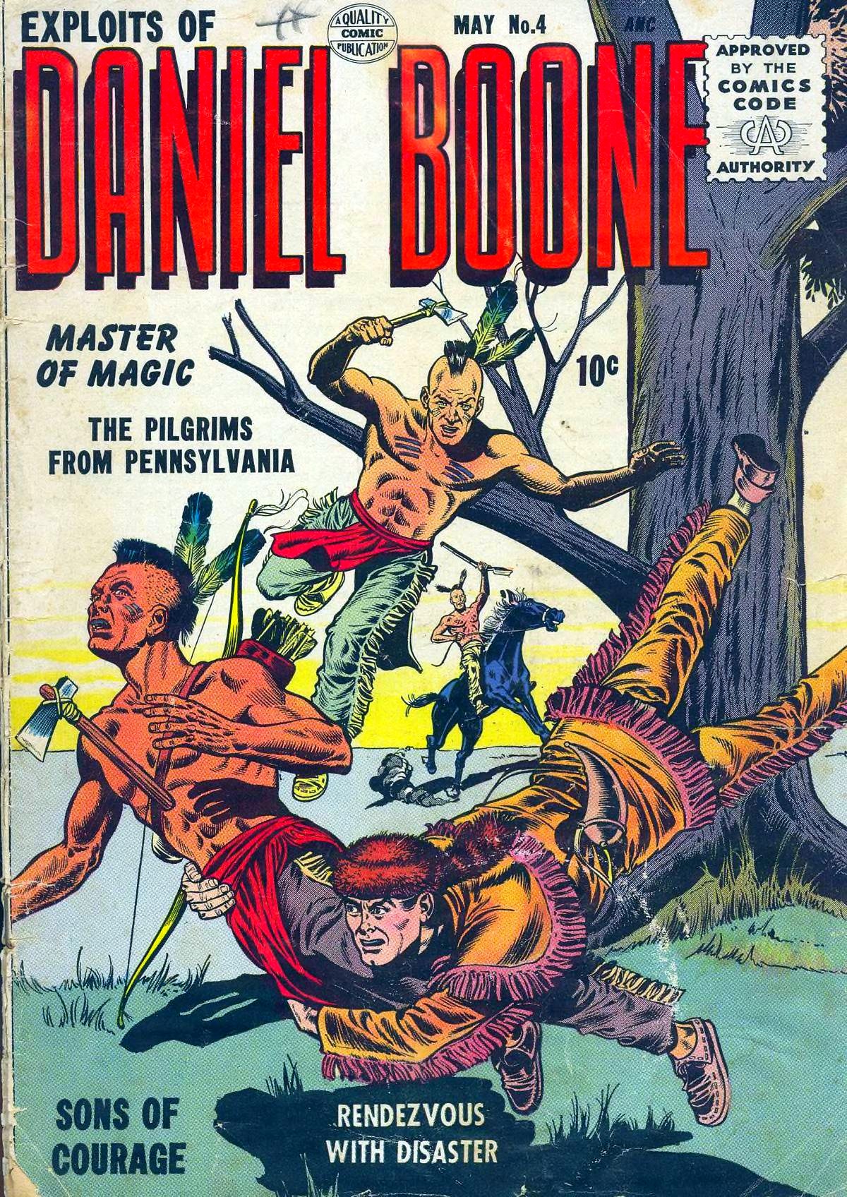 Exploits of Daniel Boone #4 cover
