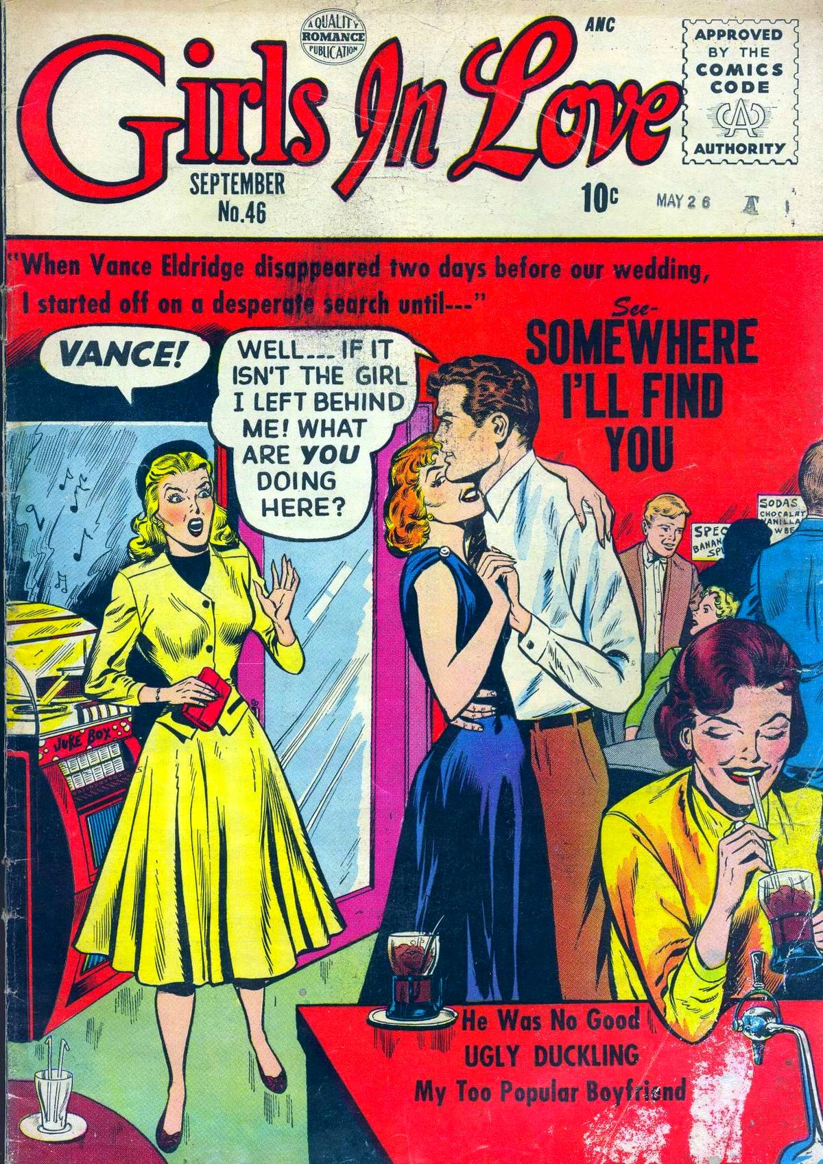 Girls in Love #46 cover