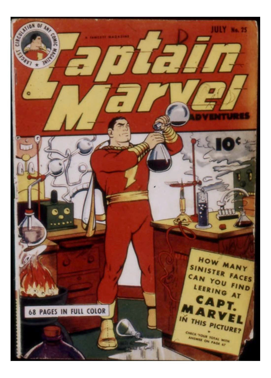 Captain Marvel Adventures #25 cover