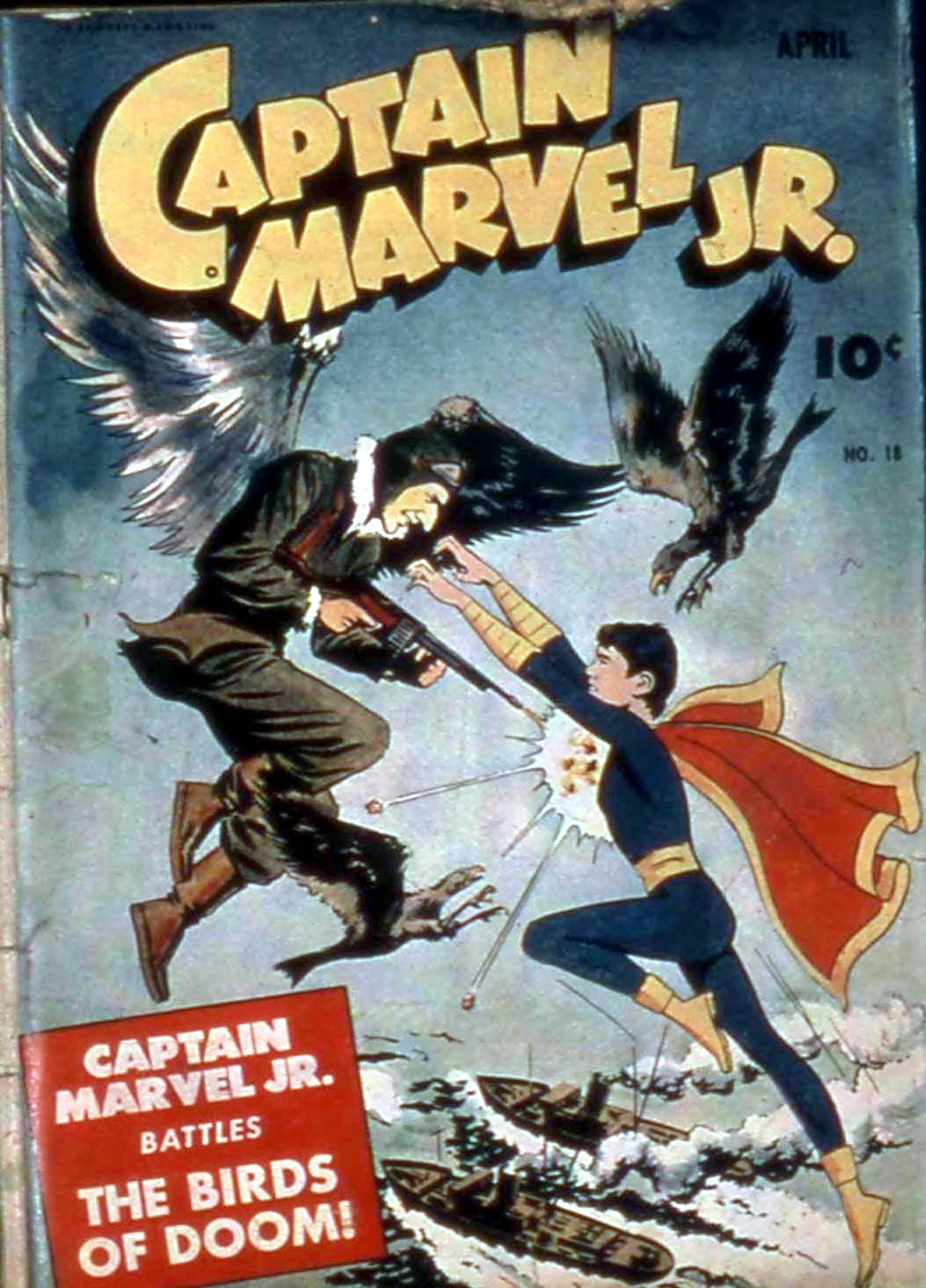 Captain Marvel Jr. #18 cover