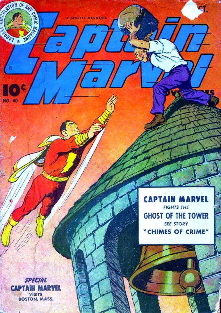 Captain Marvel Adventures #40 cover