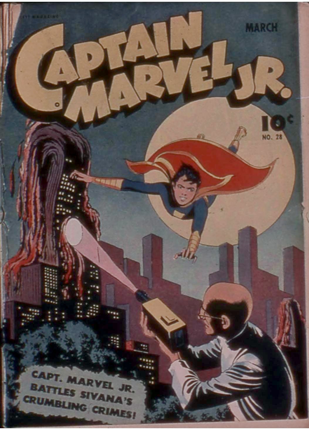 Captain Marvel Jr. #28 cover