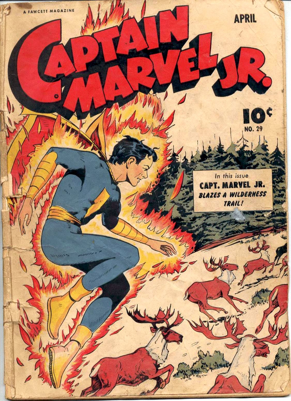 Captain Marvel Jr. #29 cover