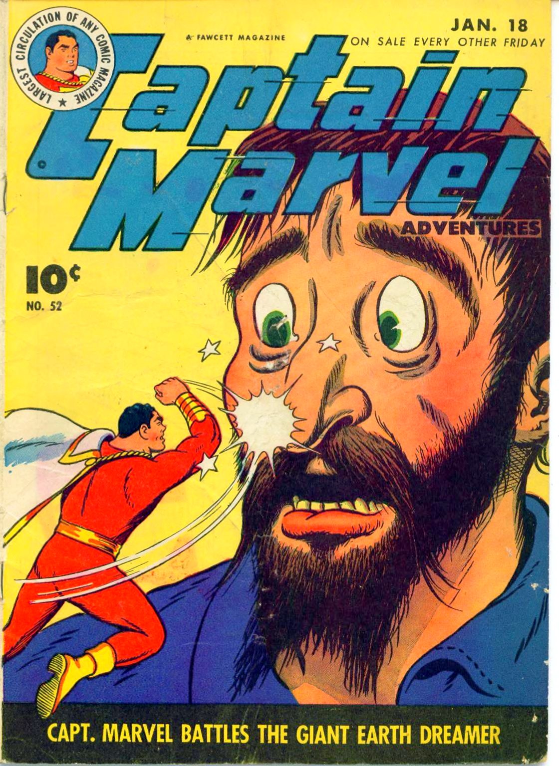 Captain Marvel Adventures #52 cover