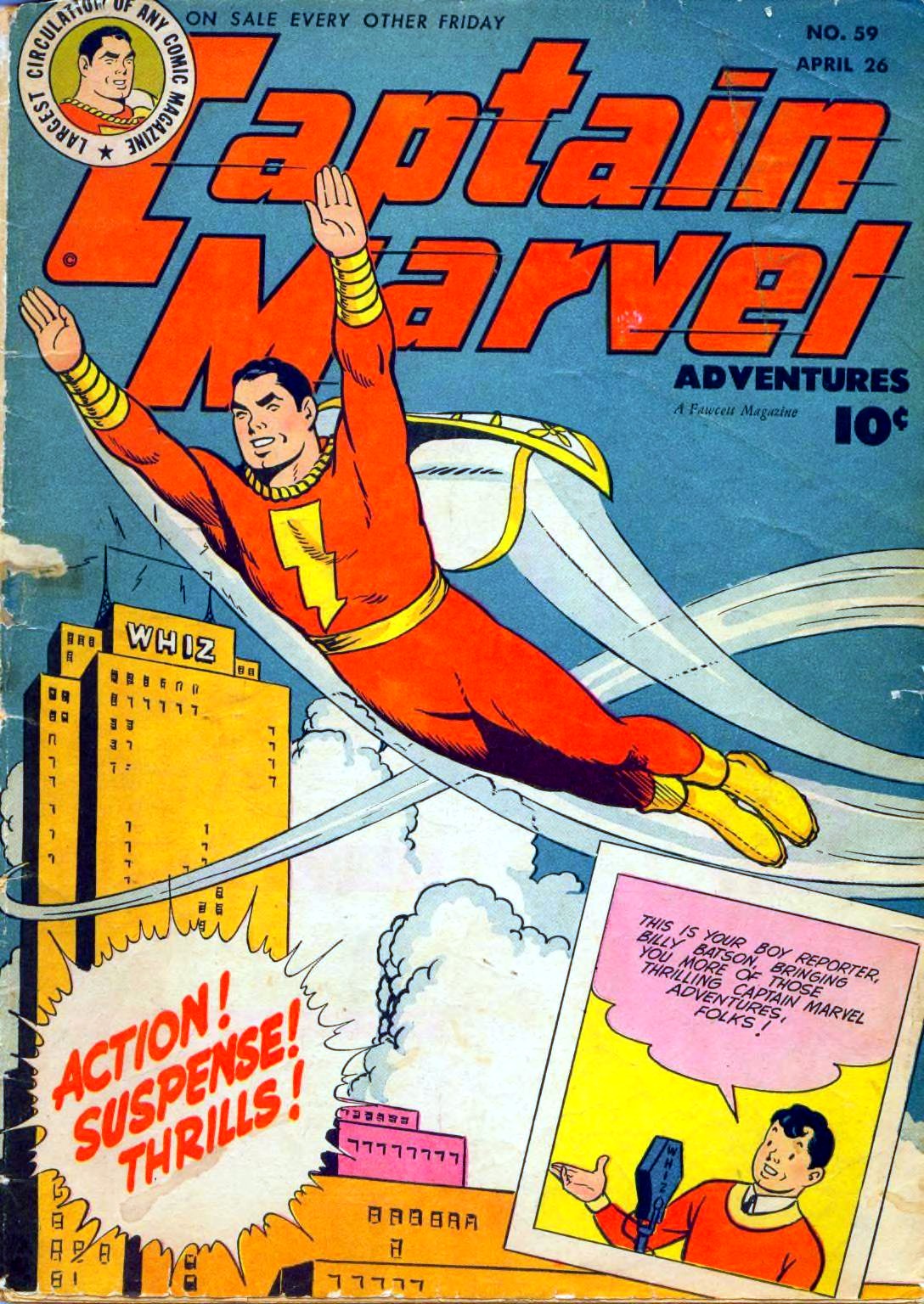 Captain Marvel Adventures #59 cover