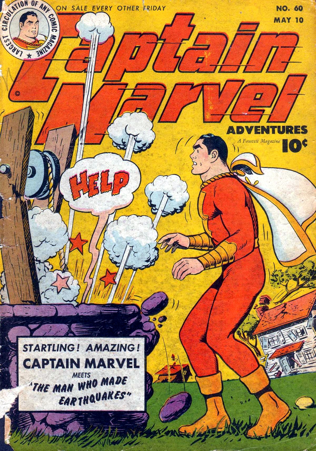 Captain Marvel Adventures #60 cover