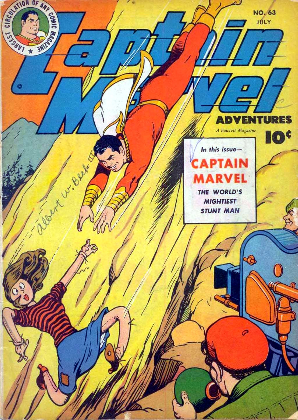 Captain Marvel Adventures #63 cover
