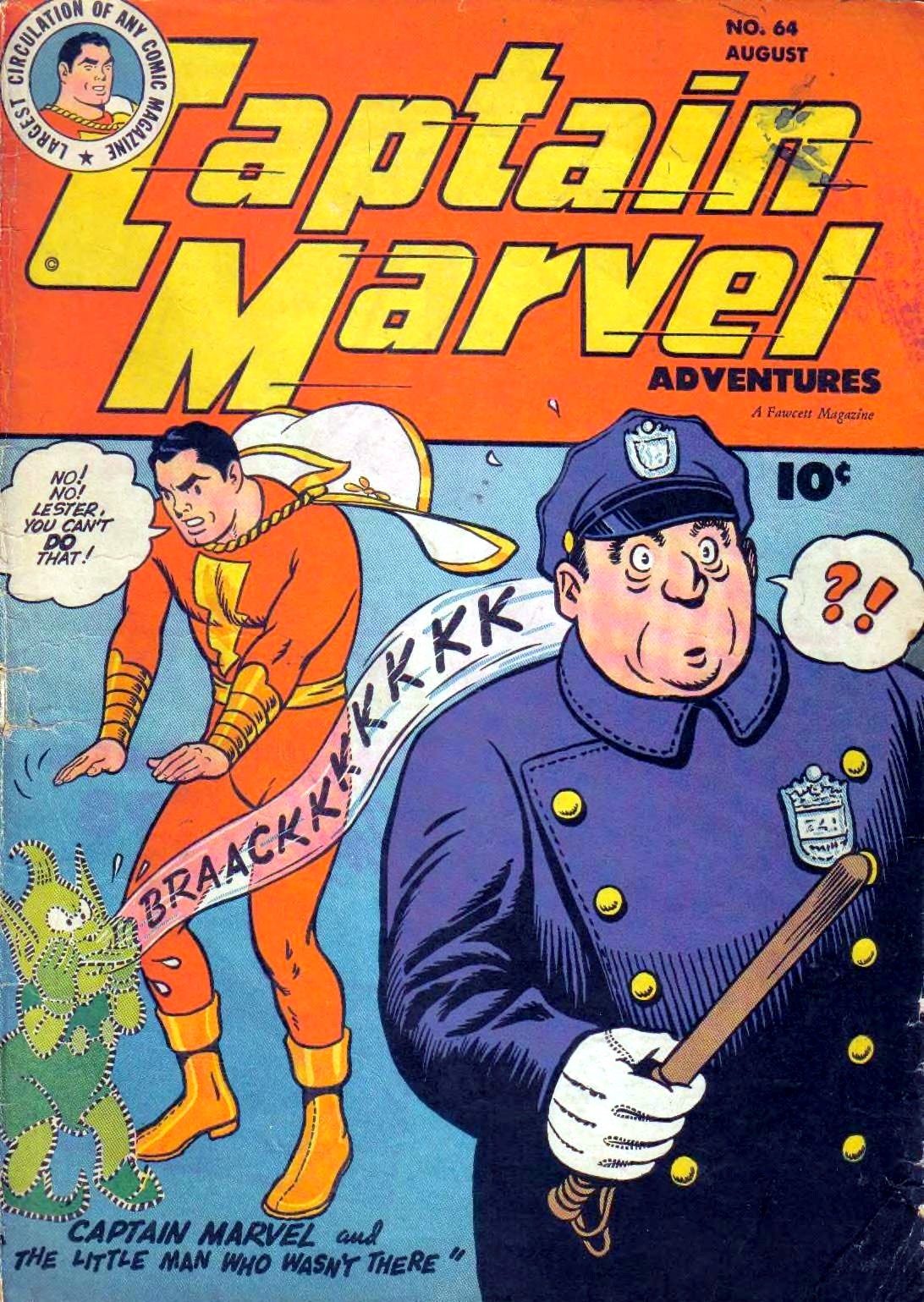 Captain Marvel Adventures #64 cover
