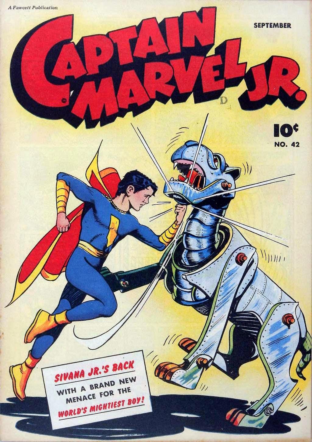 Captain Marvel Jr. #42 cover