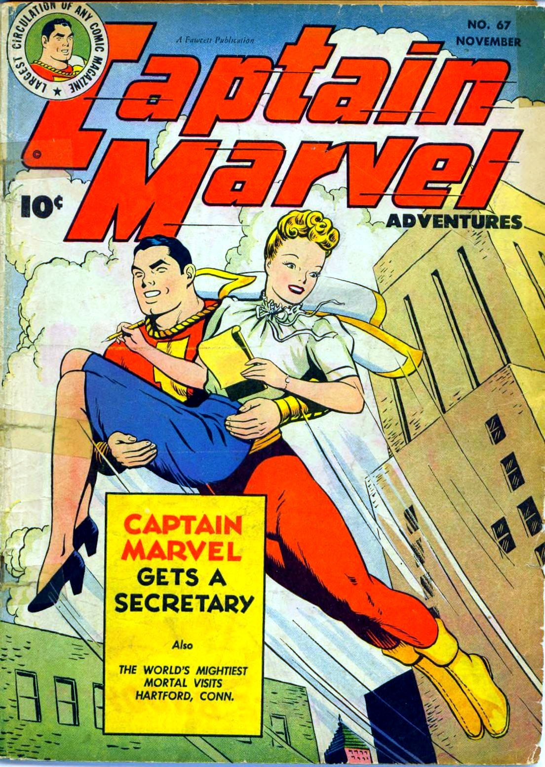 Captain Marvel Adventures #67 cover