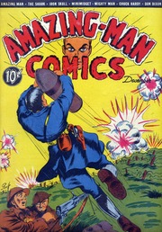 Amazing Man Comics #8 cover