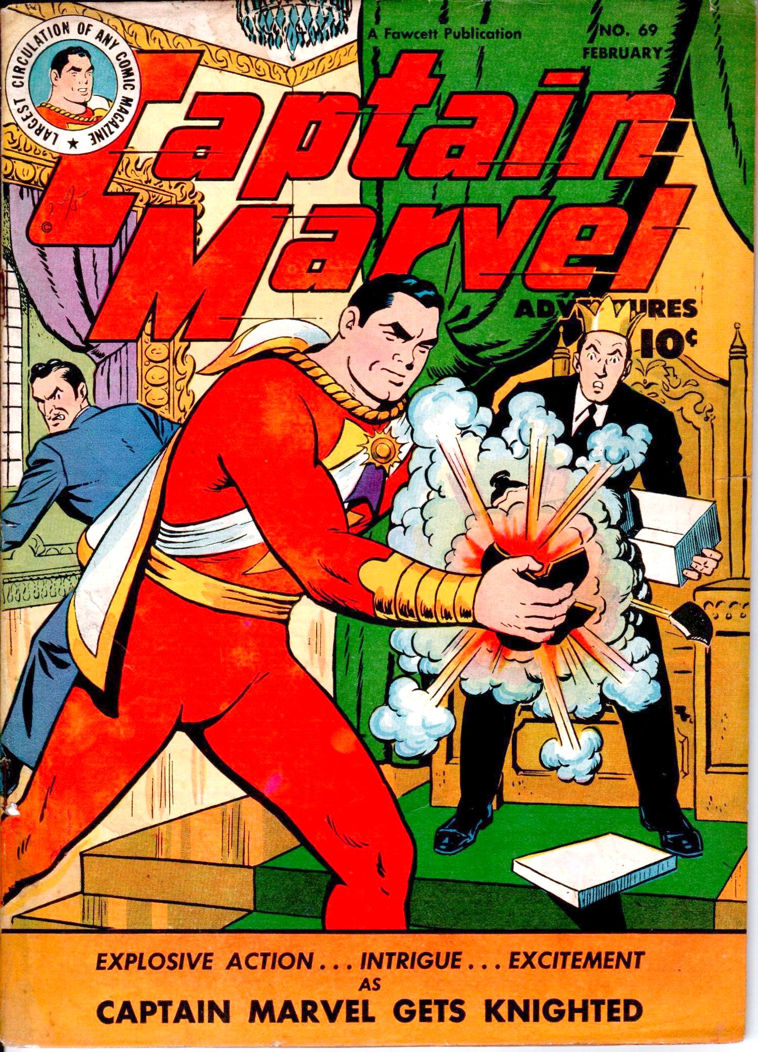 Captain Marvel Adventures #69 cover