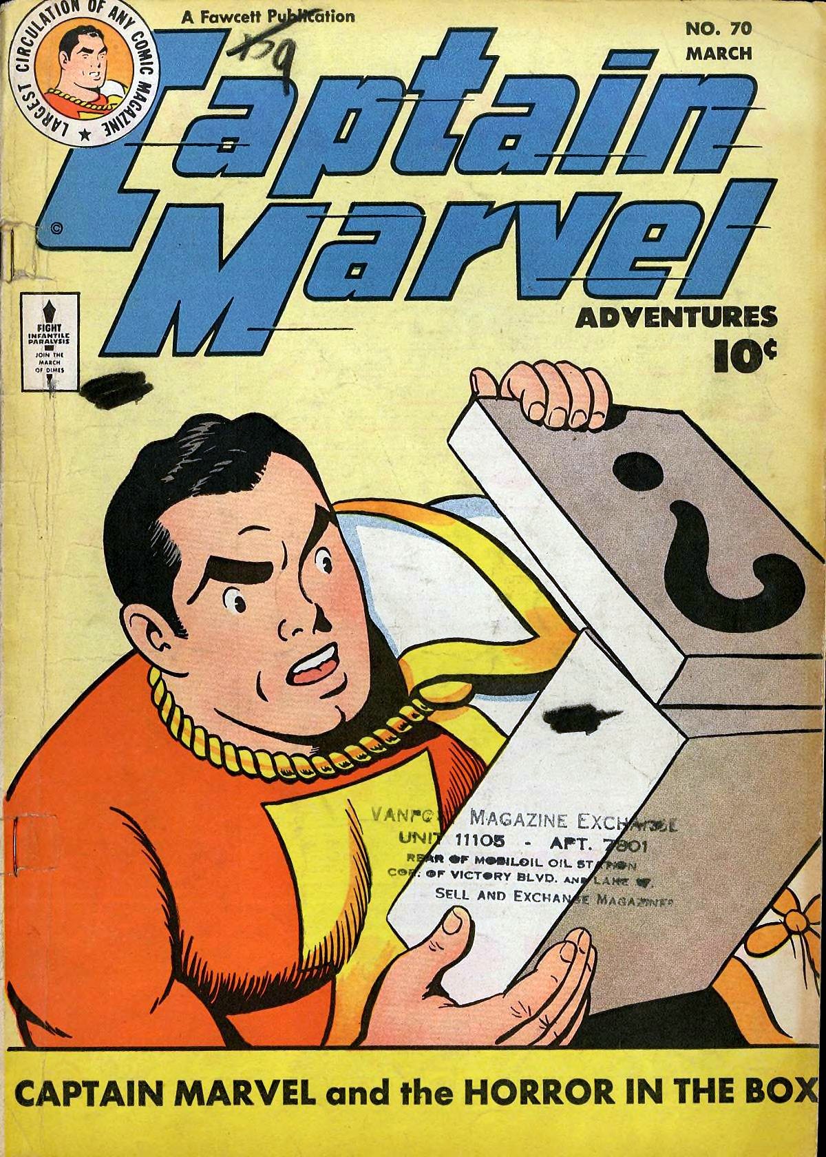 Captain Marvel Adventures #70 cover