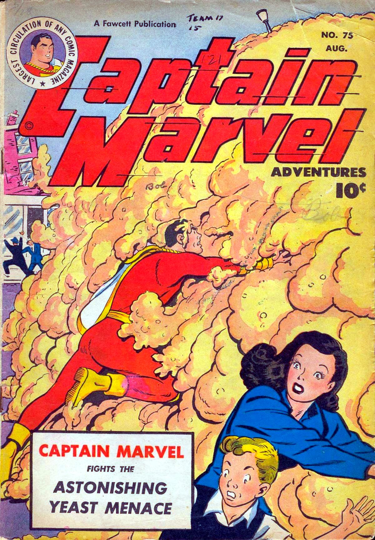 Captain Marvel Adventures #75 cover