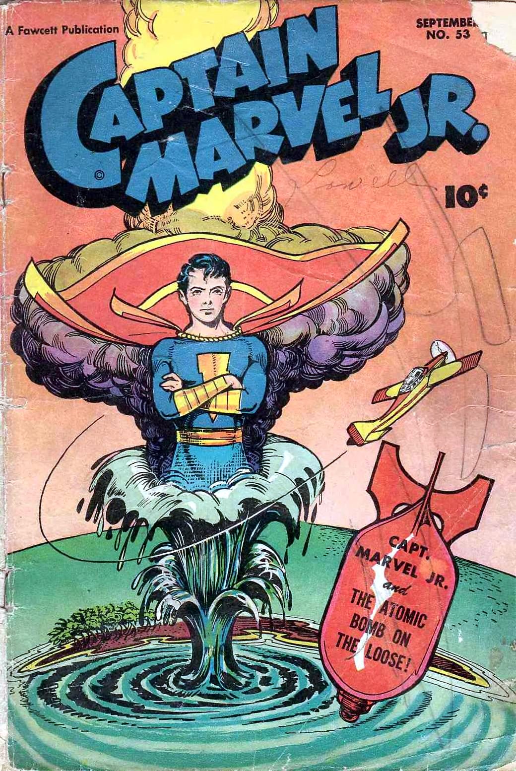Captain Marvel Jr. #53 cover